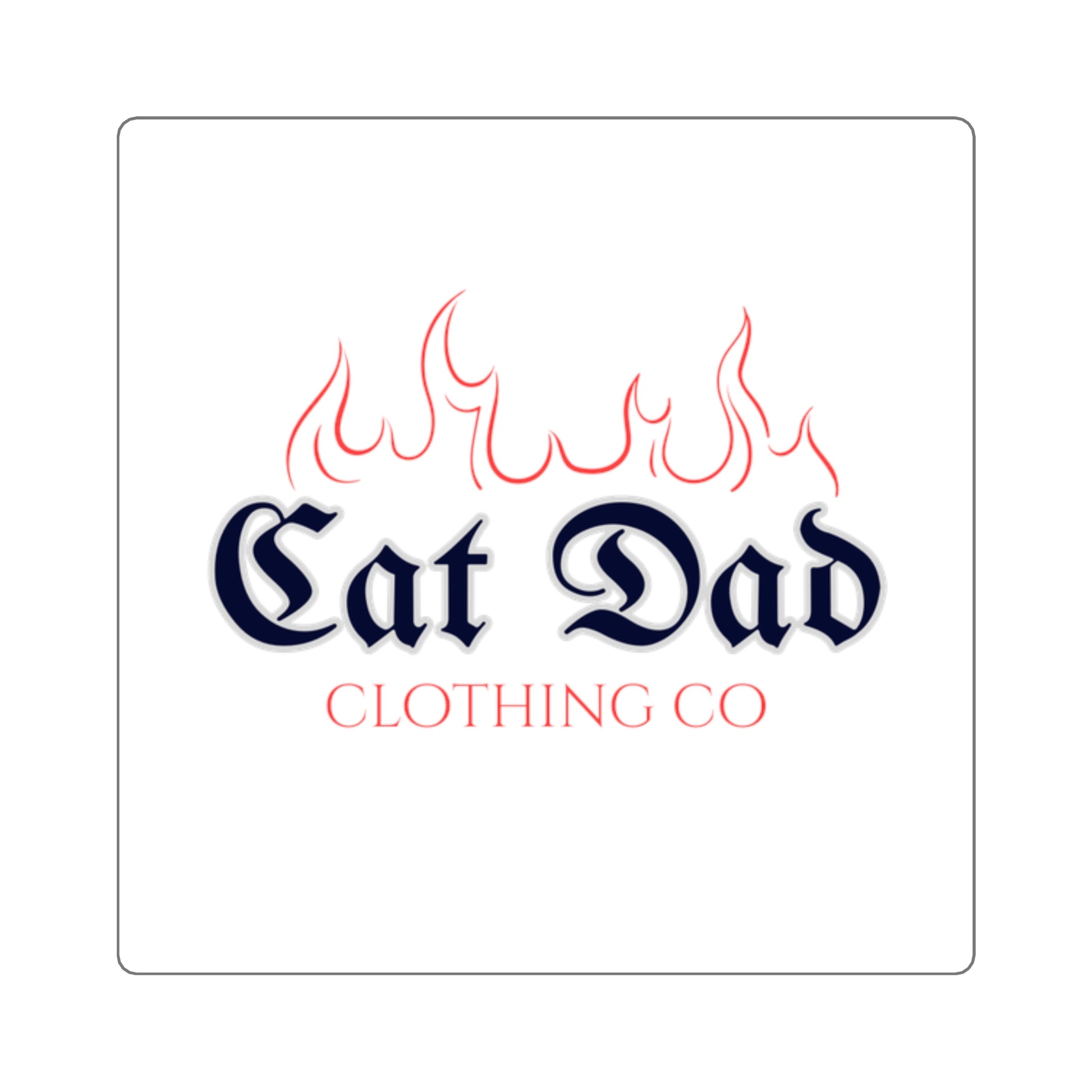 Cat Dad Stickers