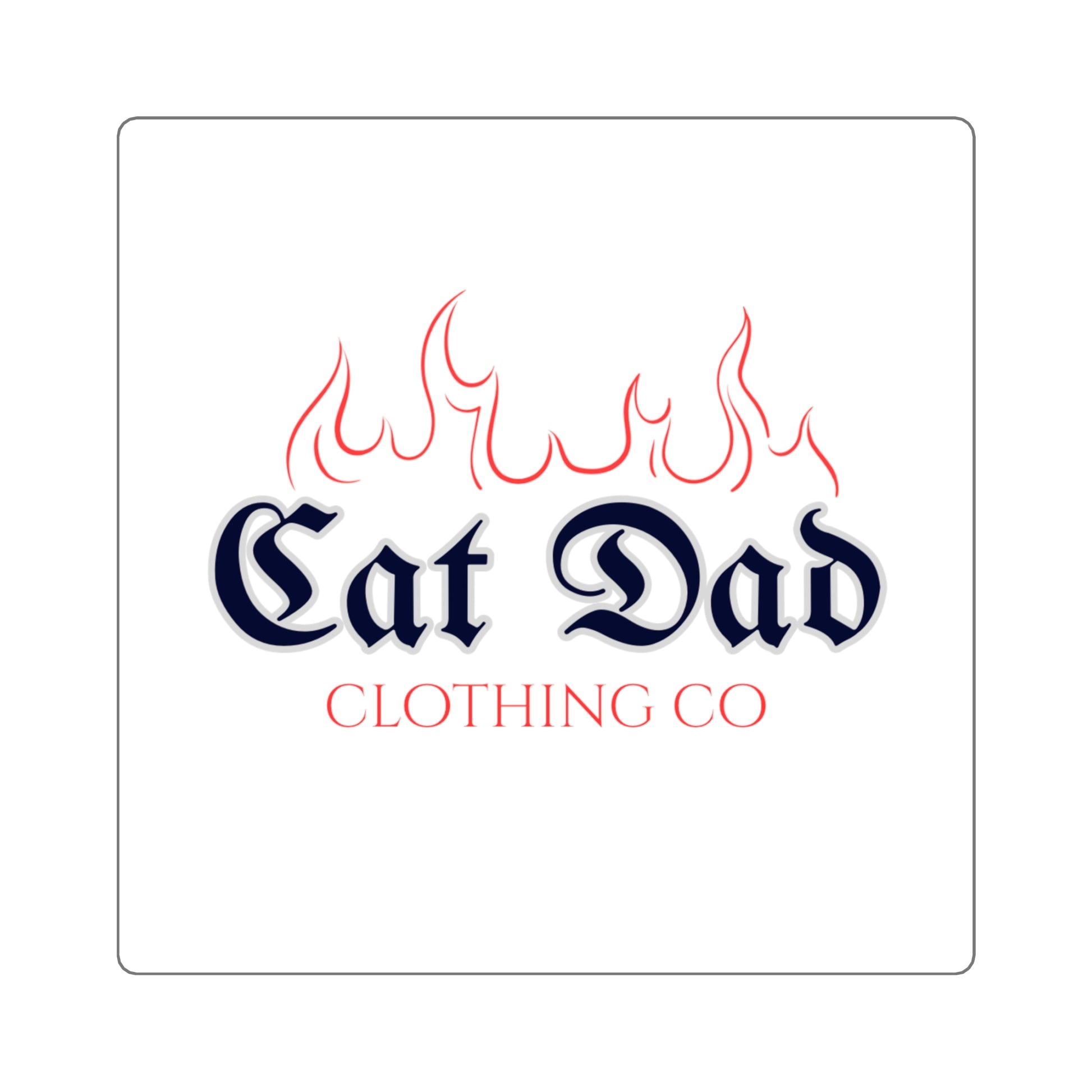 Cat Dad Stickers