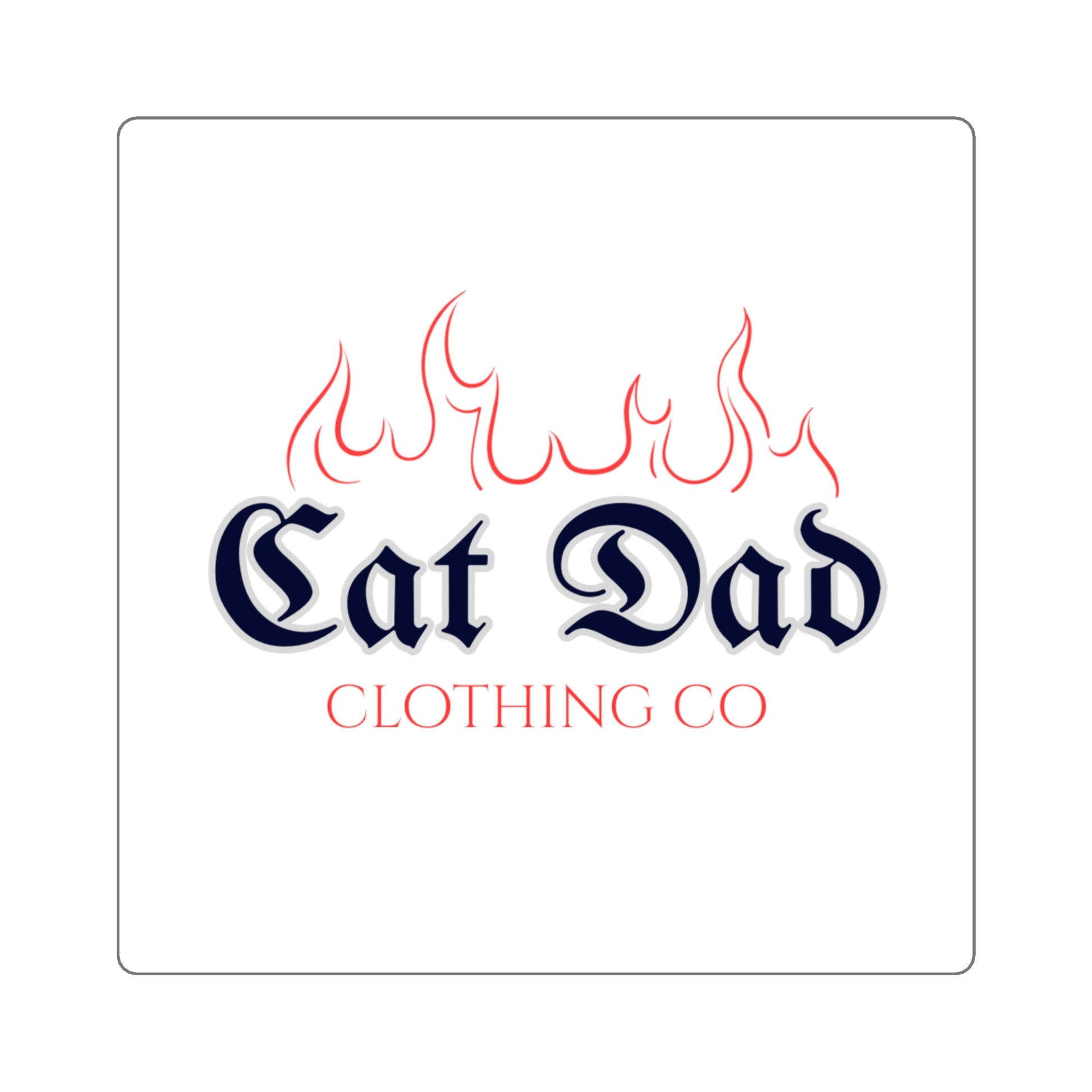 Cat Dad Stickers